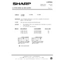 Sharp XG-3900E (serv.man9) Service Manual / Technical Bulletin