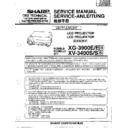 Sharp XG-3900E Service Manual