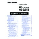 Sharp XG-C330X (serv.man3) User Manual / Operation Manual