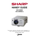 Sharp XG-C40XE Handy Guide