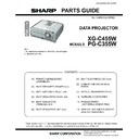 Sharp XG-C455W (serv.man11) Service Manual / Parts Guide