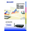 Sharp XG-C68X (serv.man3) Service Manual / Specification