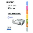 Sharp XG-F315X (serv.man12) User Manual / Operation Manual