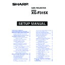 Sharp XG-F315X (serv.man13) User Manual / Operation Manual