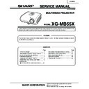 Sharp XG-MB55X Service Manual