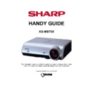 Sharp XG-MB70X Handy Guide