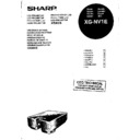 Sharp XG-NV1E (serv.man19) User Manual / Operation Manual