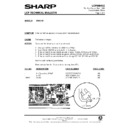 Sharp XG-NV1E (serv.man26) Service Manual / Technical Bulletin