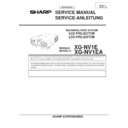 Sharp XG-NV1E (serv.man4) Service Manual