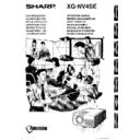 Sharp XG-NV4SE (serv.man18) User Manual / Operation Manual