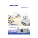 Sharp XG-NV5XE (serv.man50) User Manual / Operation Manual