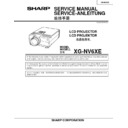 Sharp XG-NV6XE (serv.man4) Service Manual
