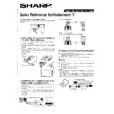 Sharp XG-NV7XE Handy Guide