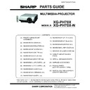 Sharp XG-PH70X (serv.man9) Service Manual / Parts Guide