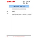 Sharp XG-V10WE (serv.man27) Technical Bulletin