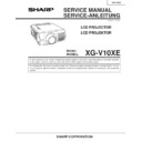 Sharp XG-V10XE (serv.man8) Service Manual