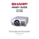 Sharp XG-V10XE Handy Guide