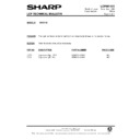 Sharp XG-XV1E (serv.man9) Service Manual / Technical Bulletin