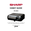 Sharp XR-20X Handy Guide