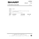 Sharp XV-315P (serv.man7) Service Manual / Technical Bulletin