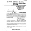 Sharp XV-3400S (serv.man2) Service Manual