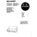 Sharp XV-3400S (serv.man5) User Manual / Operation Manual
