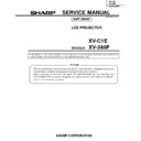 Sharp XV-348P Service Manual