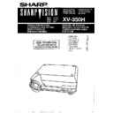 Sharp XV-350H (serv.man4) User Manual / Operation Manual