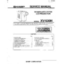 Sharp XV-530H Service Manual