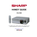 Sharp XV-Z10E Handy Guide