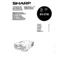 Sharp XV-Z1E (serv.man11) User Manual / Operation Manual