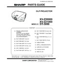 Sharp XV-Z21000 (serv.man10) Service Manual / Parts Guide