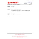 Sharp XV-Z21000 (serv.man12) Service Manual / Technical Bulletin