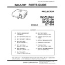 Sharp XV-Z3100 (serv.man10) Service Manual / Parts Guide