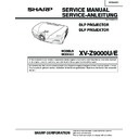 Sharp XV-Z9000E (serv.man2) Service Manual