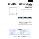 Sharp 21HS-50 (serv.man2) Service Manual