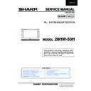 Sharp 28HW-53 (serv.man4) Service Manual