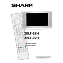Sharp 28LF-92H (serv.man4) User Manual / Operation Manual