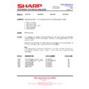 Sharp 28LF-92H (serv.man8) Service Manual / Technical Bulletin
