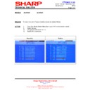 Sharp 28LW-92H (serv.man21) Service Manual / Technical Bulletin