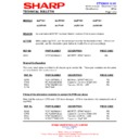 Sharp 32JF-74H (serv.man23) Service Manual / Technical Bulletin