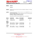 Sharp 32JW-73H (serv.man36) Technical Bulletin