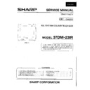 Sharp 37DM-23H (serv.man2) Service Manual