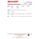 Sharp 37DT-25H (serv.man13) Technical Bulletin