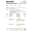 Sharp 37DT-25H (serv.man20) Technical Bulletin