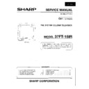 Sharp 37FT-15H Service Manual