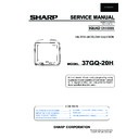Sharp 37GQ-20 (serv.man3) Service Manual