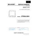 Sharp 37GQ-20 (serv.man5) Service Manual