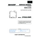 Sharp 37GQ-20 Service Manual