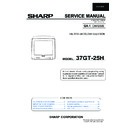 Sharp 37GT-25 Service Manual